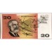 AUSTRALIA 1975 . TWENTY 20 DOLLARS BANKNOTE . ERROR